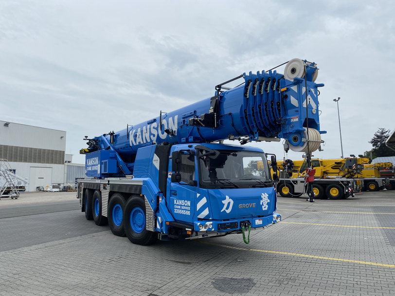 Kanson adds three new Grove GMK4100L-1 cranes to Hong Kong fleet after positive experience with predecessor